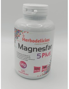 Magnesfar 5 Plus 120 caps | HERBODELICIAS
