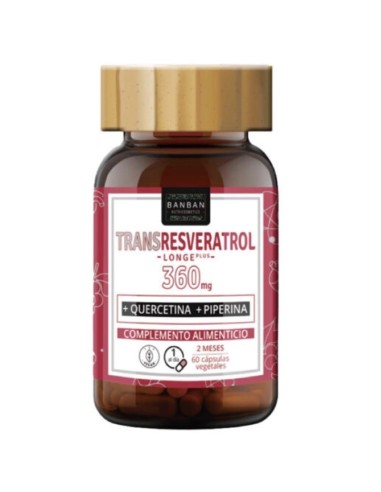 Trans-Resveratrol 360 mg · 60 Cápsulas · BanBan