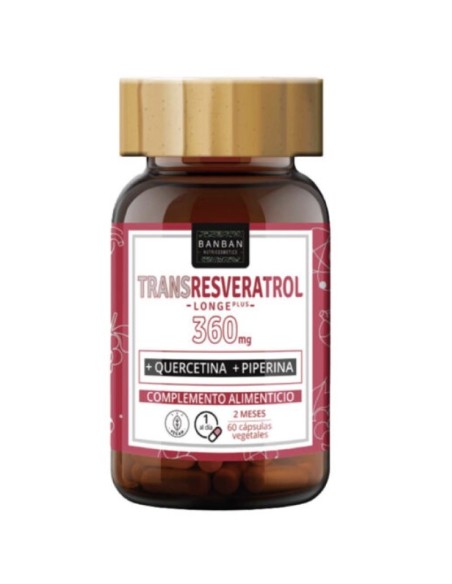 Trans-Resveratrol 360 mg · 60 Cápsulas · BanBan