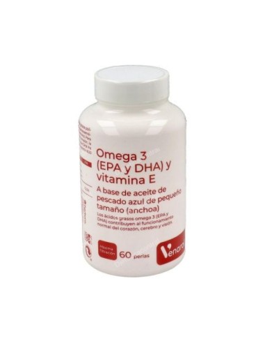 Omega 3(EPA Y DHA)Vitamina E 60 Perlas Herbora