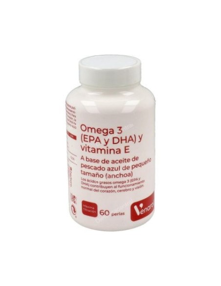 Omega 3(EPA Y DHA)Vitamina E 60 Perlas Herbora
