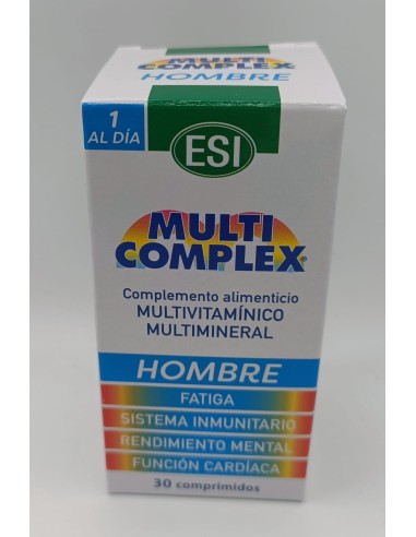 Multicomplex Hombre · ESI · 30 comp | Energía, defensas y vitalidad
