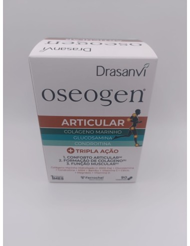 Oseogen Articular Drasanvi 90 comp | Colágeno + glucosamina