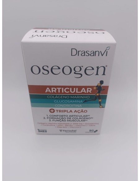 Oseogen Articular Drasanvi 90 comp | Colágeno + glucosamina