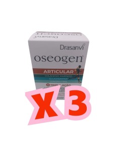 Pack 3 Oseogen Articular Drasanvi | Colágeno + glucosamina