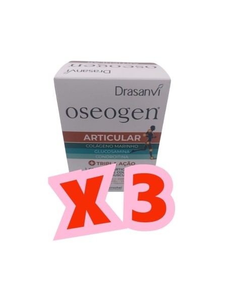Pack 3 Oseogen Articular Drasanvi | Colágeno + glucosamina