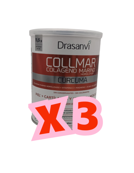 Collmar Magnesio Cúrcuma  [Pack 3ud OFERTA ] 300g