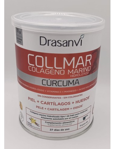Collmar Magnesio Cúrcuma Vainilla 300g | Colágeno Drasanvi
