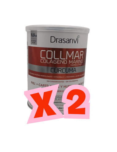 Collmar Magnesio Cúrcuma Vainilla 300g Pack 2 | Mejor precio