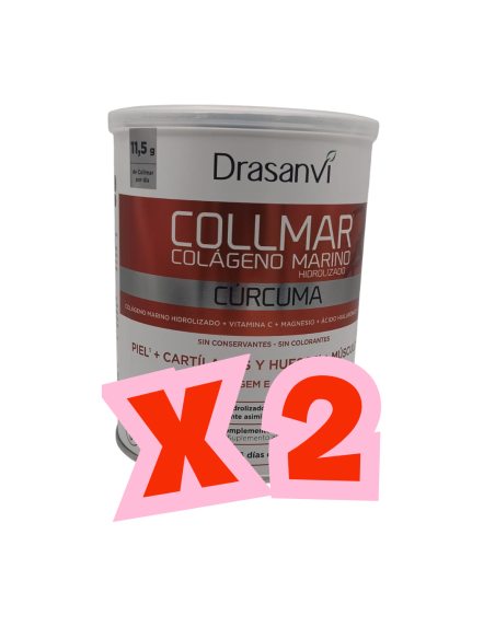 Collmar Magnesio Cúrcuma Vainilla 300g Pack 2 | Mejor precio